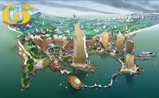 Một góc phối cảnh Dự án Vungtau Wonderful World Theme Park 